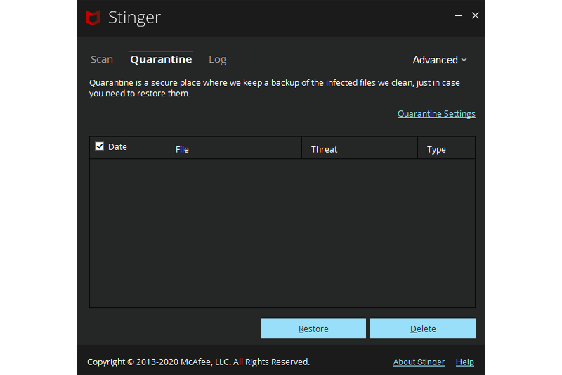 McAfee Avert Stinger 32位电脑版