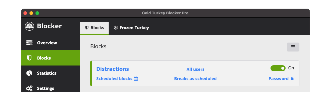 Cold Turkey Mac版