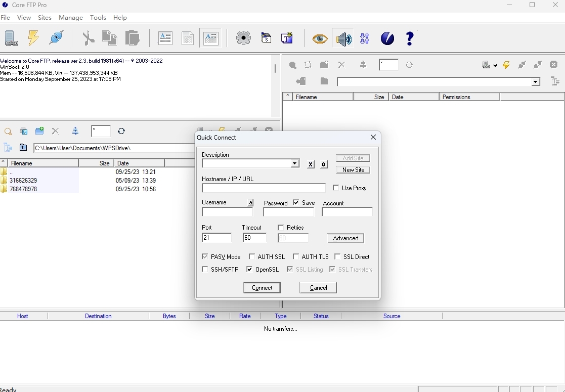 Core FTP Pro