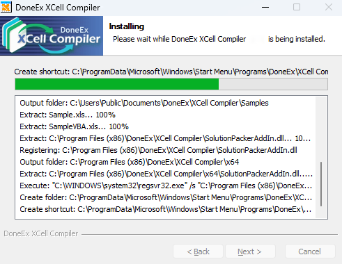 DoneEx XCell Compiler