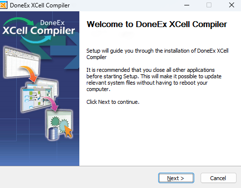 DoneEx XCell Compiler