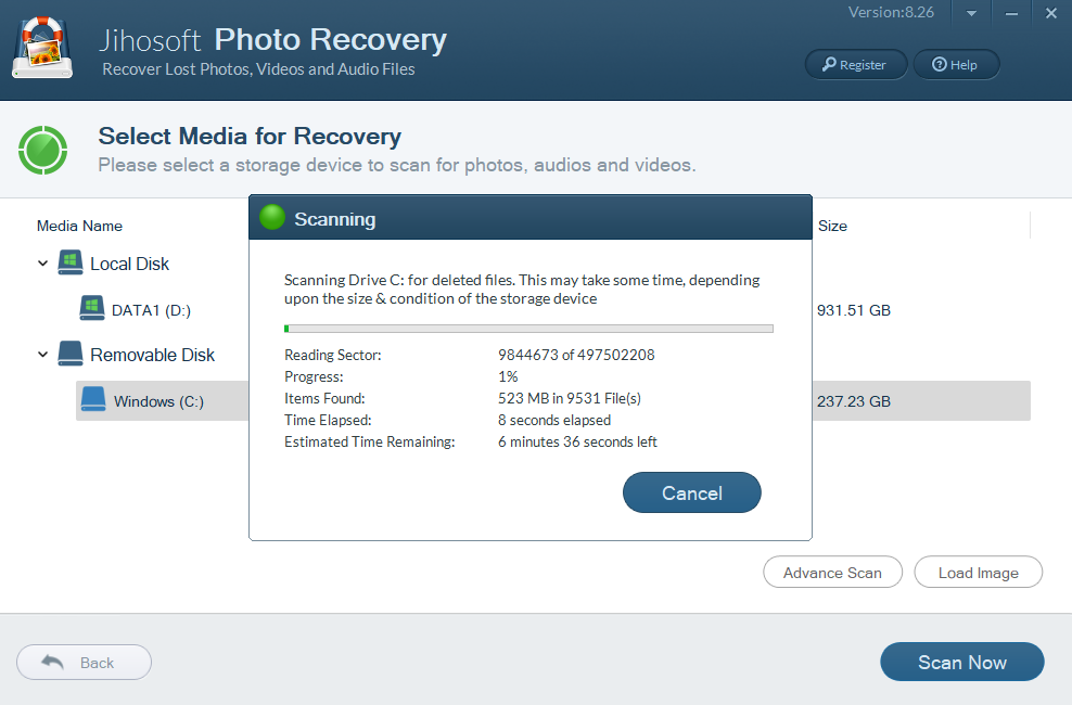 Jihosoft Photo Recovery