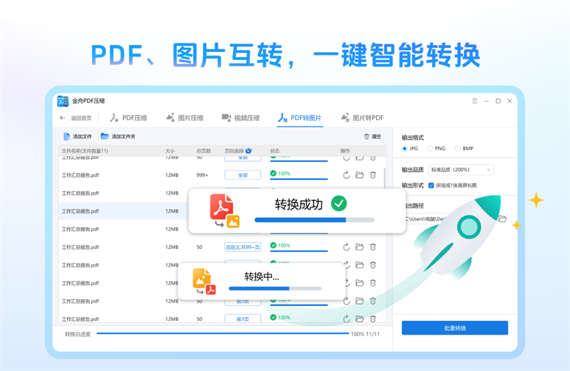 金舟PDF压缩