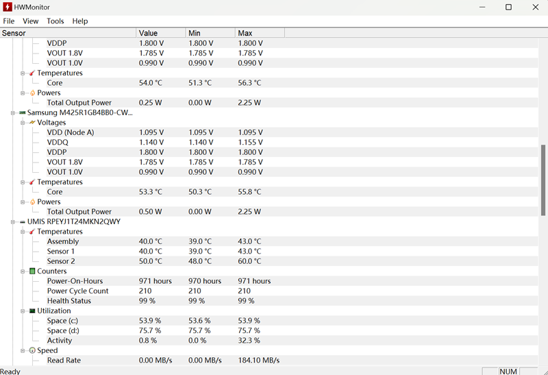 HWMonitor X64