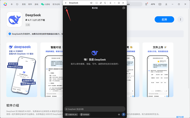DeepSeek应用电脑版
