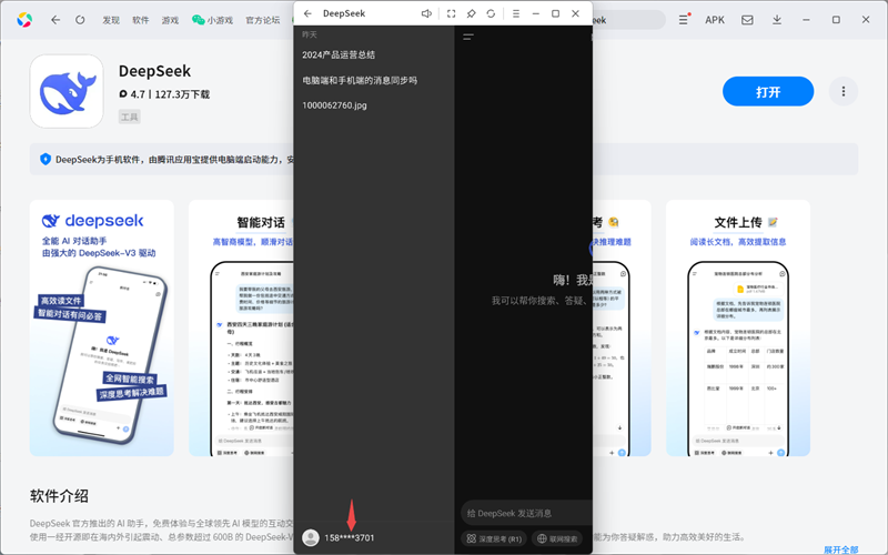 DeepSeek应用电脑版
