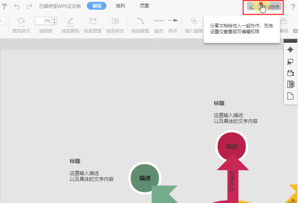 WPS中怎么在线协作流程图？多人一起做流程图