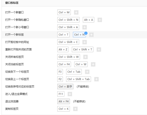 pc搜狗浏览器有哪些实用快捷键_如何修改快捷键