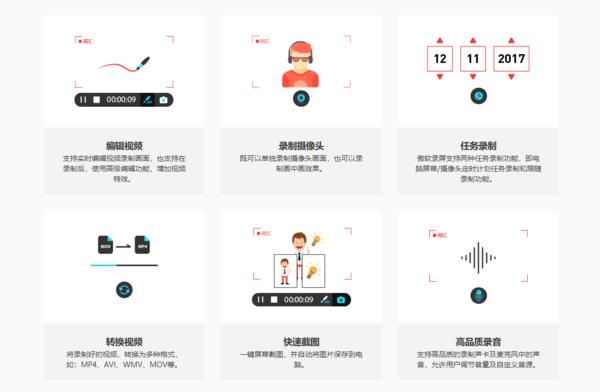 傲软录屏都支持哪些格式_傲软录屏有哪些录制模式