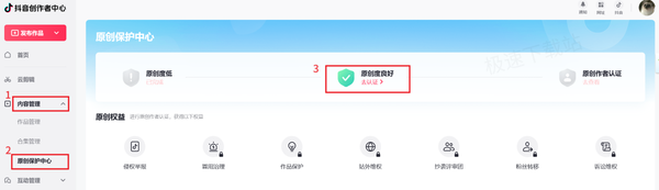 PC抖音发布视频原创声明怎么添加_原创作者身份在哪里认证
