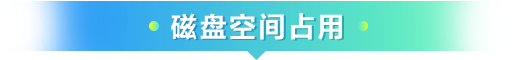 磁盘空间占用